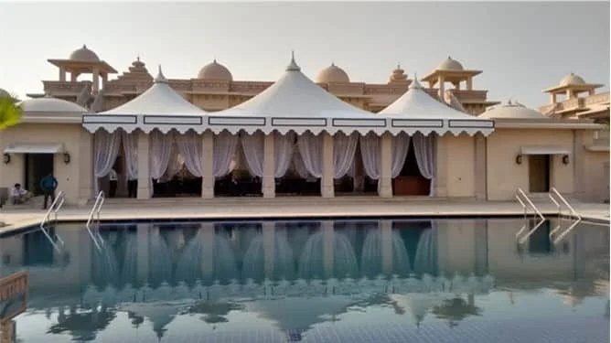 ITC Resorts, Manesar tensile structure, Ekra Decor
